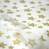Papier de soie "Etoiles" Blanc & Or