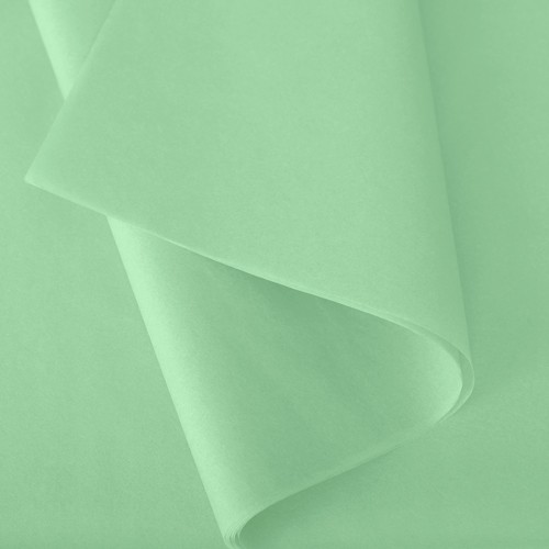 Papier De Soie VBS - 3 Feuilles 50x70 Cm - Vert Clair - 25 G/m² - Fibres De Mûrier