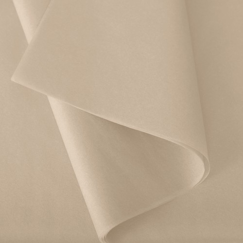 Feuilles de Papier de soie couleur : Ecru sable n°1001
