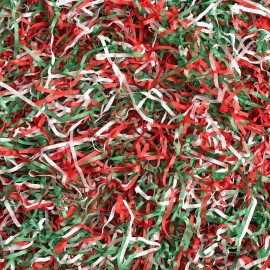 Cheveux d’ange Vert/Blanc/Rouge - 2.5kg