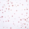 Papier de soie Blanc Lauzon n°100 "Etoiles" Rose cuivré