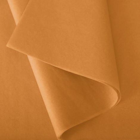 Papier de soie couleur caramel