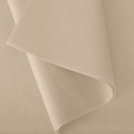 Papier de soie couleur Ecru sable