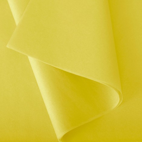 Papier de soie jaune citron