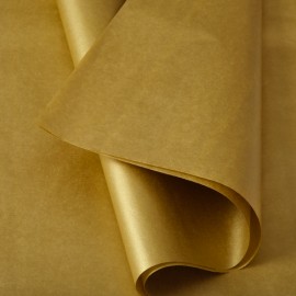 Papier de soie couleur or