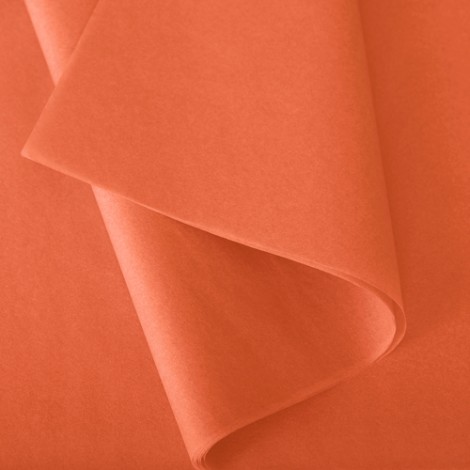 Papier de soie couleur orange